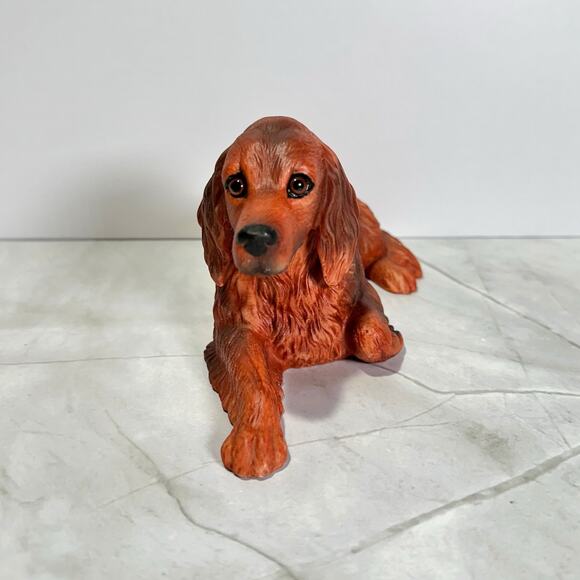 Gorham Nature's Gallery Irish Setter Figurine Japan Vintage Porcelain Dog - Picture 1 of 8